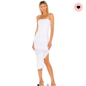 Elegant White Midi Dress